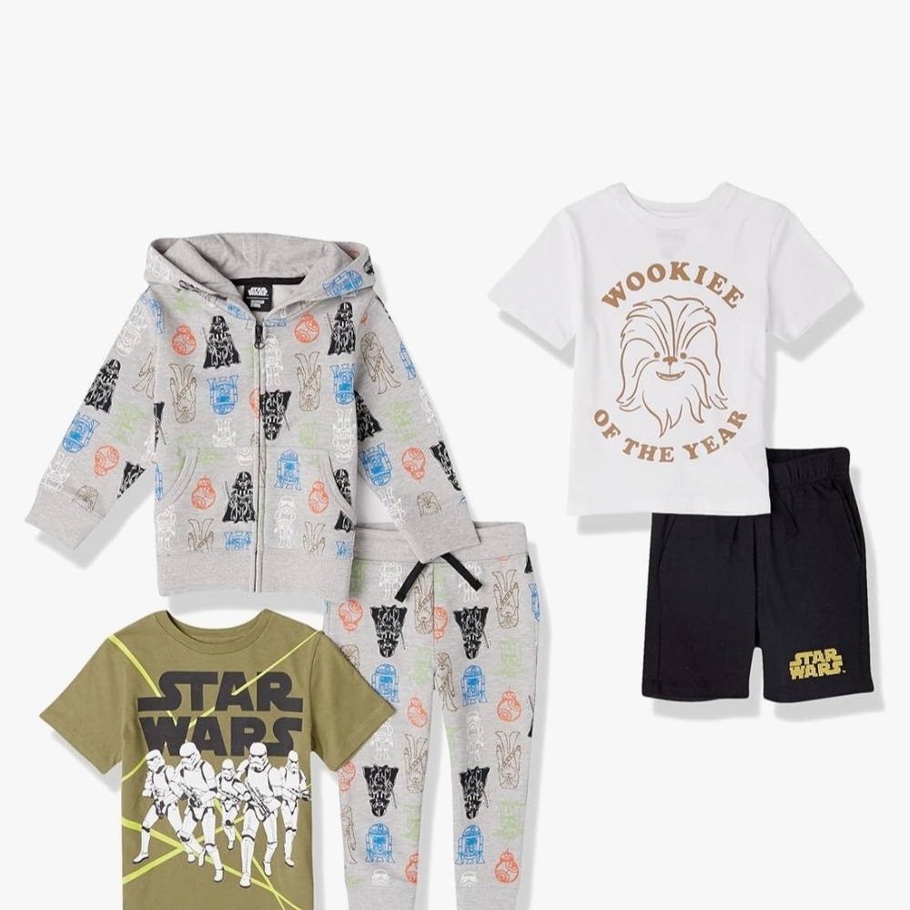 Amazon Essentials Kids Star Wars Pack Of 5 Set Size 6/7